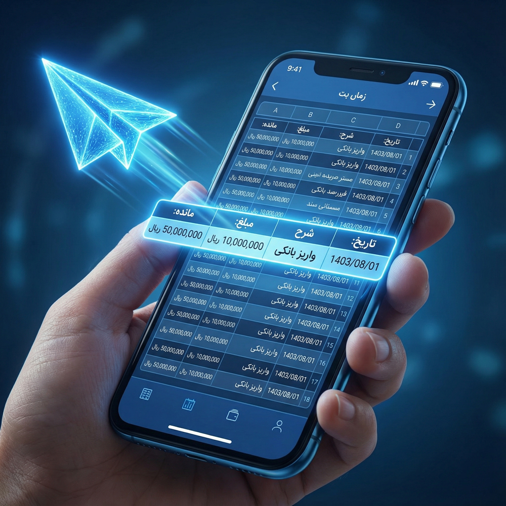 خداحافظی با ثبت دستی تراکنش‌ها؛ جادوی دستیار بانکی رقم 🚀
