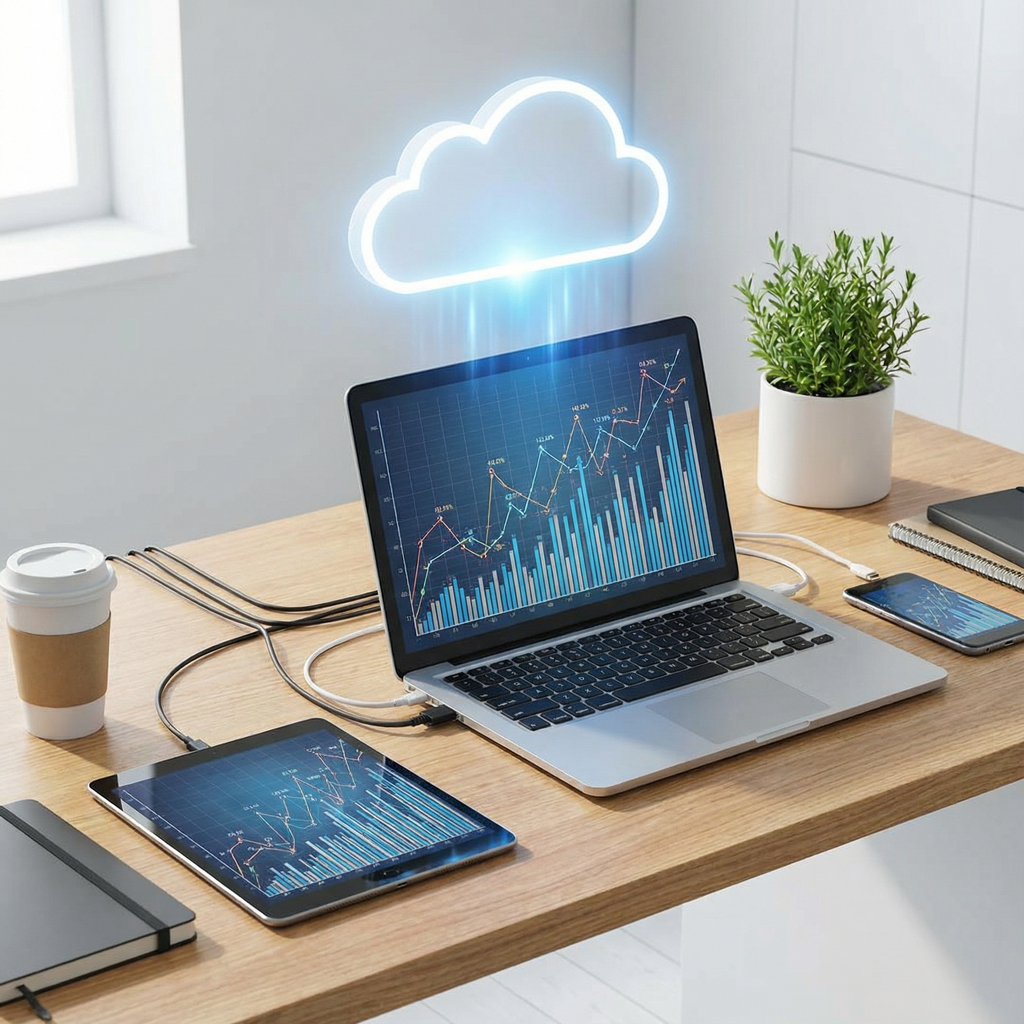 مدیریت کسب‌وکار بدون مرز؛ همگام‌سازی موبایل و وب 📱💻